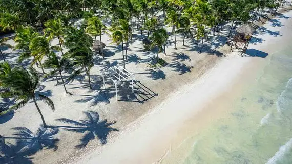 Beach pergola