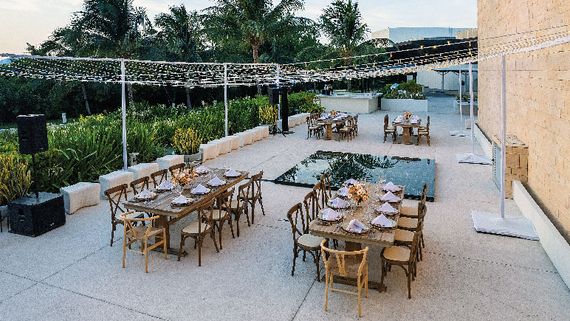 Weddings_by_Palladium_CMU_white_terrace Deck by the beach
